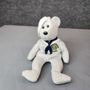 TY Beanie Babies Ronnie Bear Original 2003 USS Ronald Reagan Plush Toy
